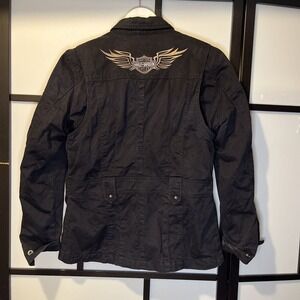 Harley Davidson Women’s Black Riding Jacket Size Large - Great Condition